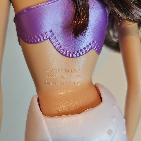 Barbie Mermaid Doll with Pink and Purple Tail - Picture 4 of 4